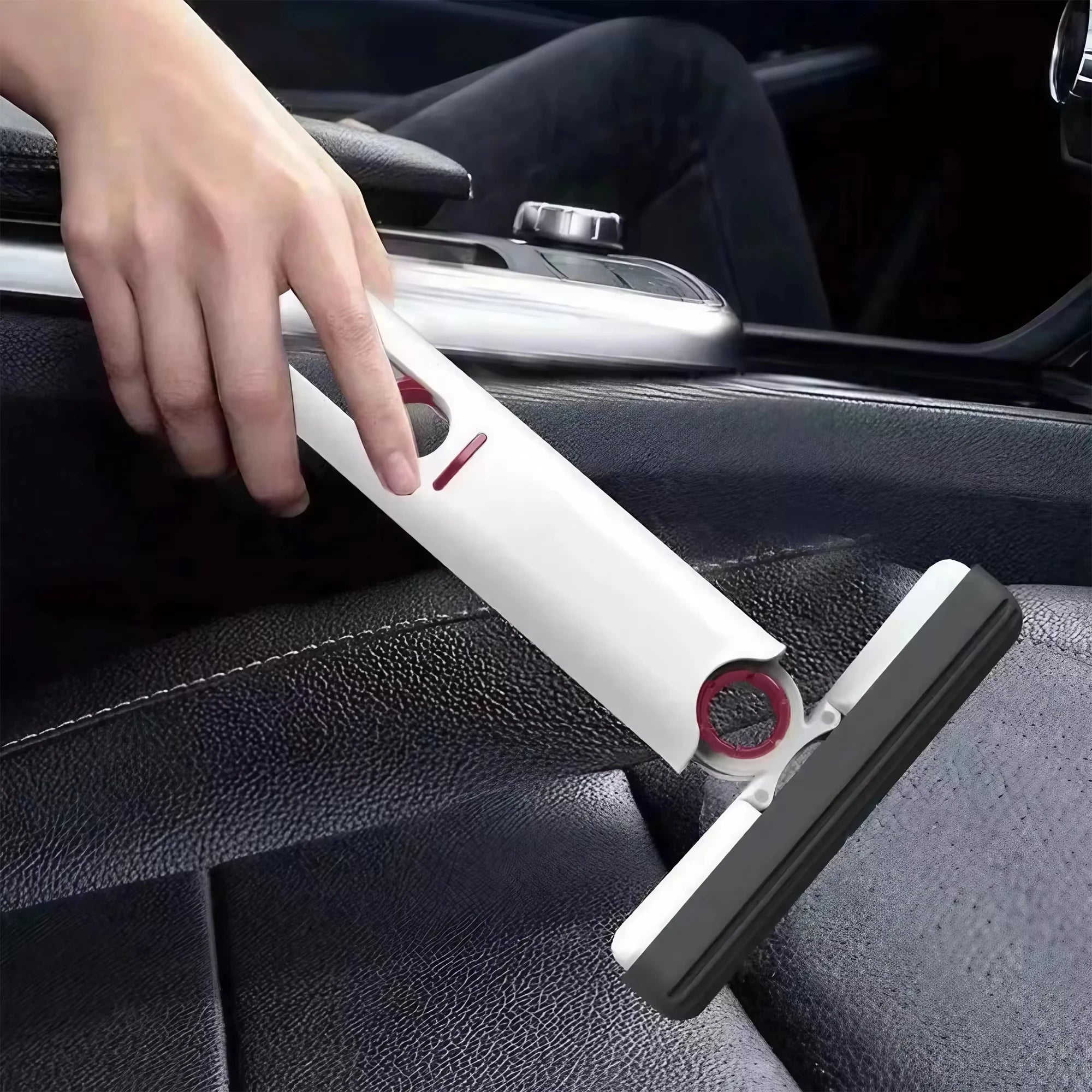 Portable Mini Mop No Hand Wash Lazy Sponge Mop for Home Desktop Glass and Toilet Slit Cleaning Tool Qme