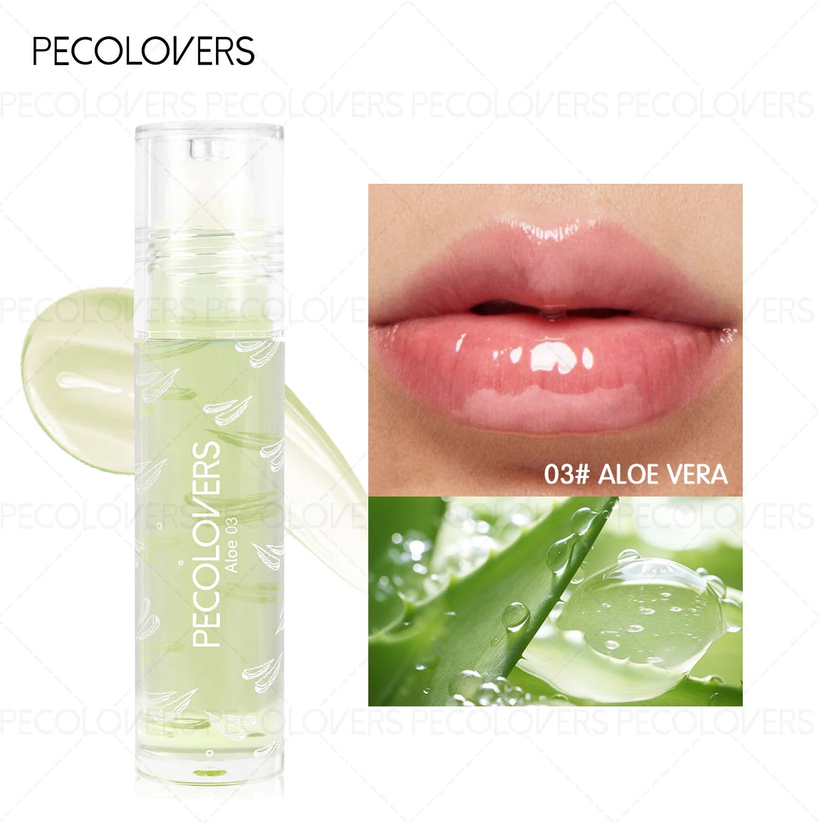 Transparent Fruit Flavor Roll-on Lip Oil Mirror Shine Glass Look Mini Qme 03