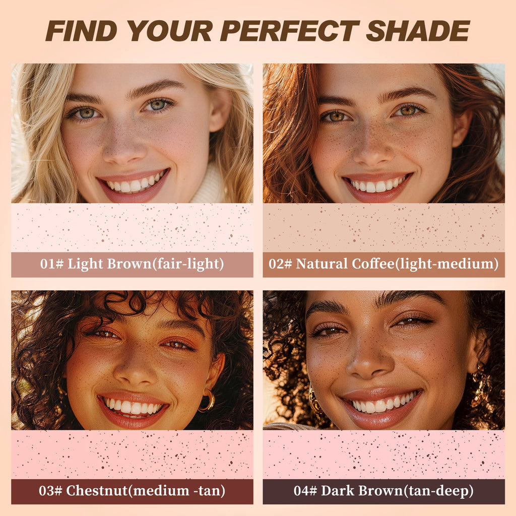 Natural Fake Freckle Stamp Pen Waterproof Sweatproof Quick Dry Long Lasting Easy To Use Beginner Daily Makeup Cosmetics Qme