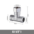 Bath Bidet Sprayer Shower Stainless Steel T Adapter G1 2 T-valve Qme A8