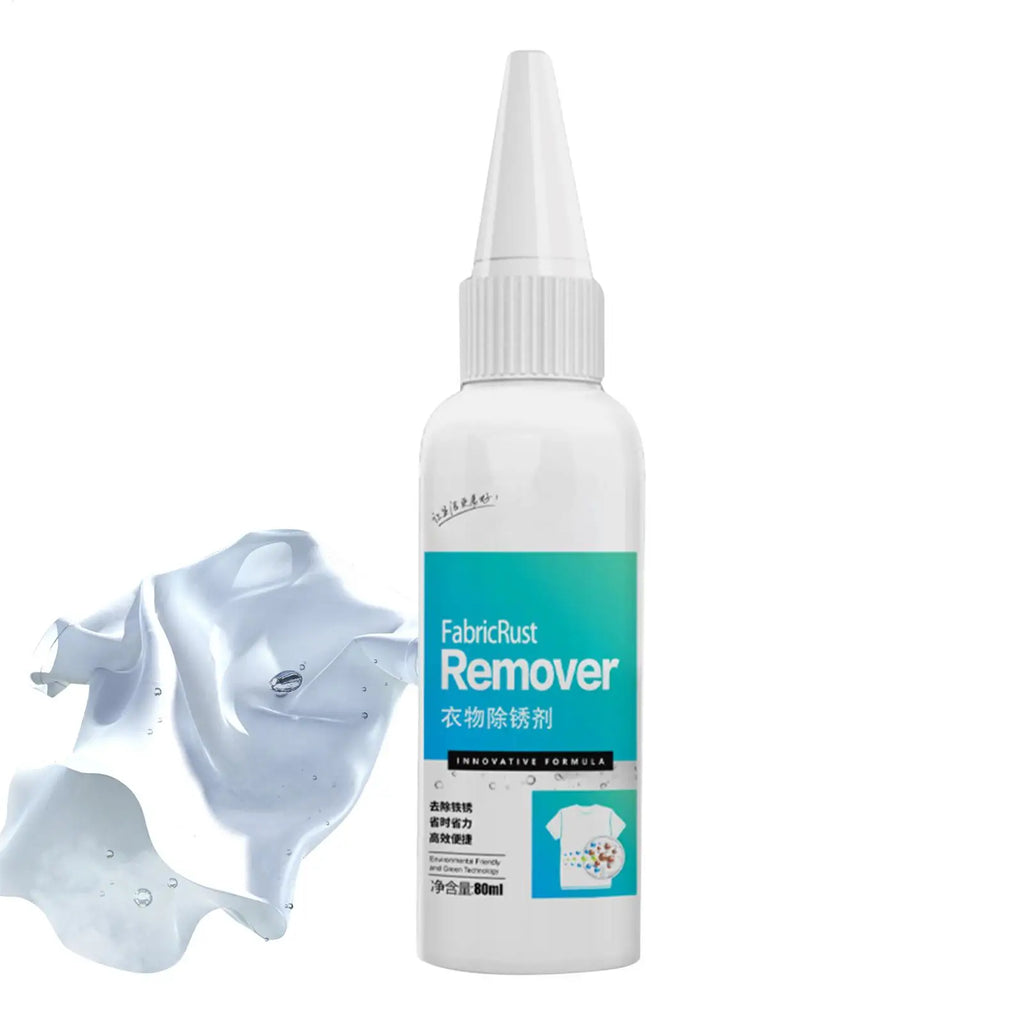1pc Fabric Rust Remover 80ml Garment Stubborn Stain Cleaner Quick And Easy Dirt Removal Clothing Cleansing Agent For Copper Rust Qme