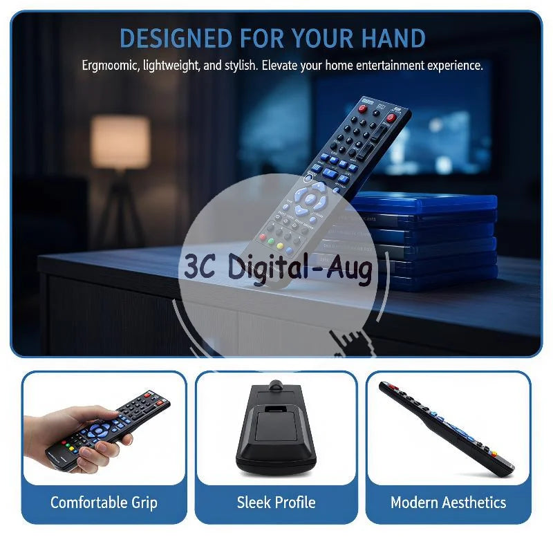 AKB73615801 Replacement Remote Control Blu Ray DVD Player Fits BD220 Qme No plug