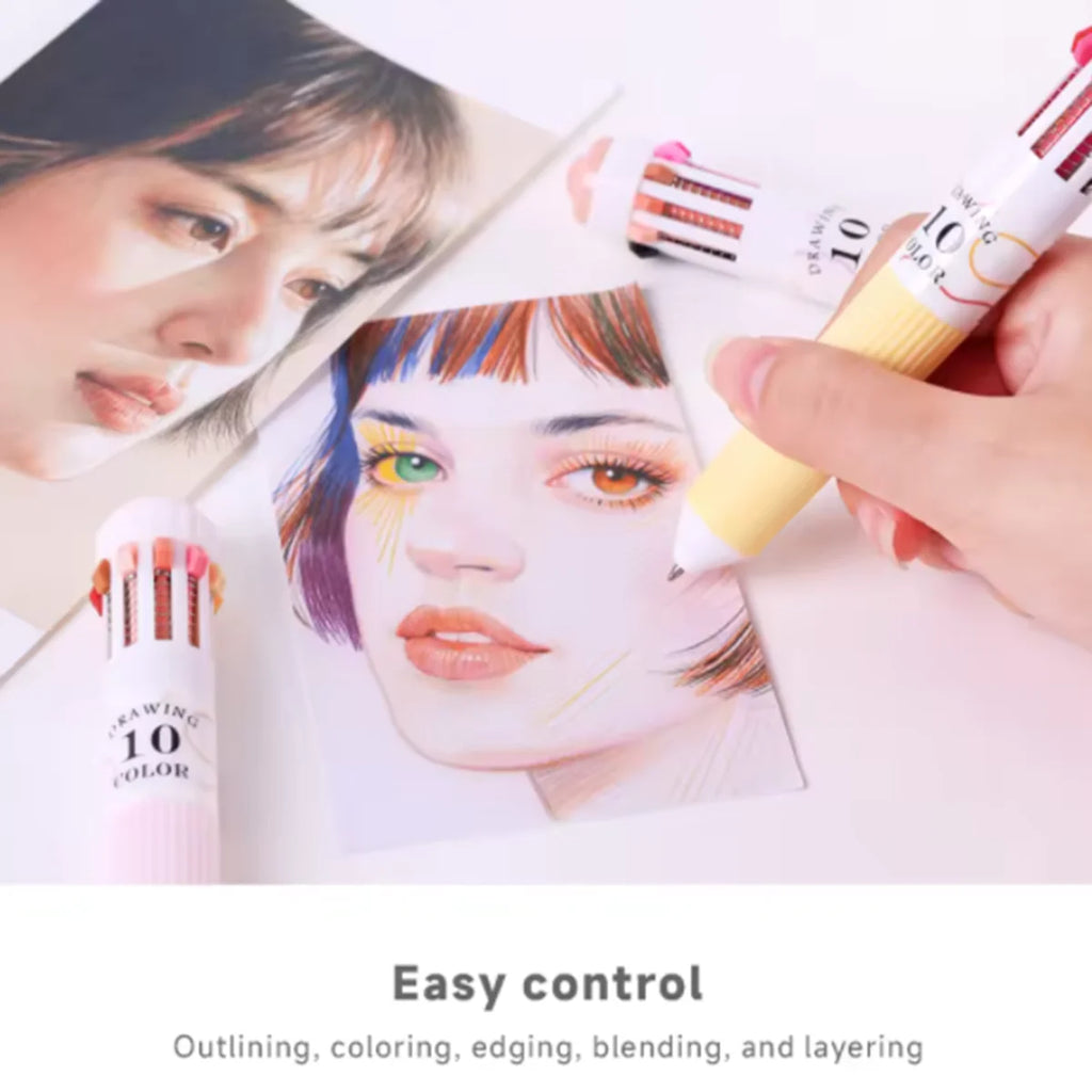 LANGUO 120 Colors Retractable Ballpoint Pen Set 0.8mm Fine Point Smooth Writing Pen Drawing Graffiti Art Stationery Supplies Qme