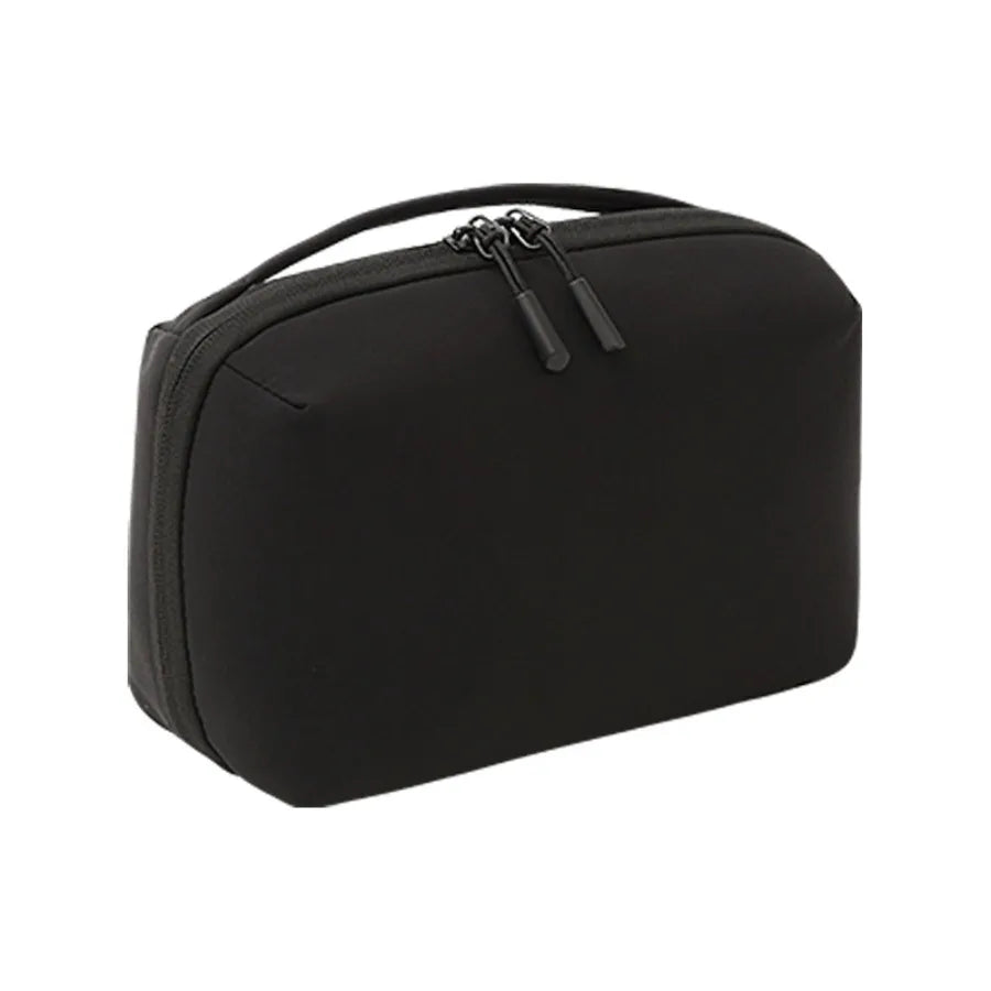 Portable Travel Cord Organizer Electronic Storage Case Cables Qme Black-L