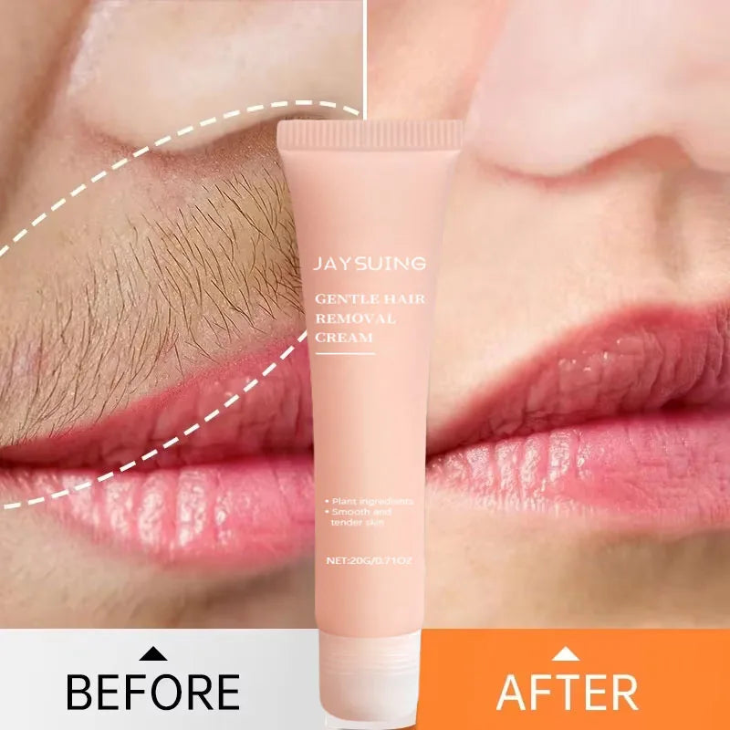 3 Minutes Painless Fast Hair Removal Cream Hair Growth Inhibitor Lip Face Arm Armpit Leg Permanent Depilatory for Men Women Care Qme