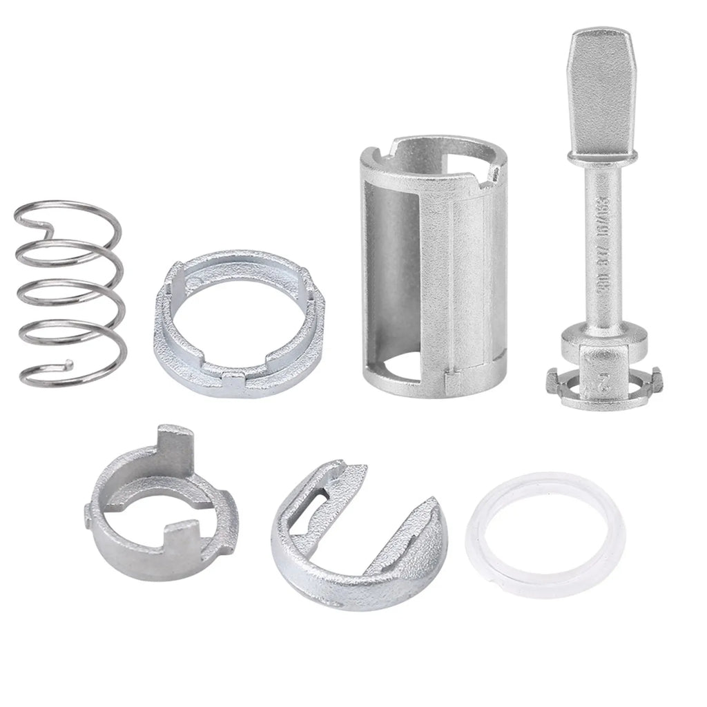 Lock Cylinder Repair Door Lock Repair Kit Front Left Right Door Lock Repair Kit for SEAT TOLEDO LEON AROSA Qme SILVER