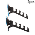Fishing Rod Rack Horizontal Organizer Support Suction Cup Car Bracket Qme 2pcs