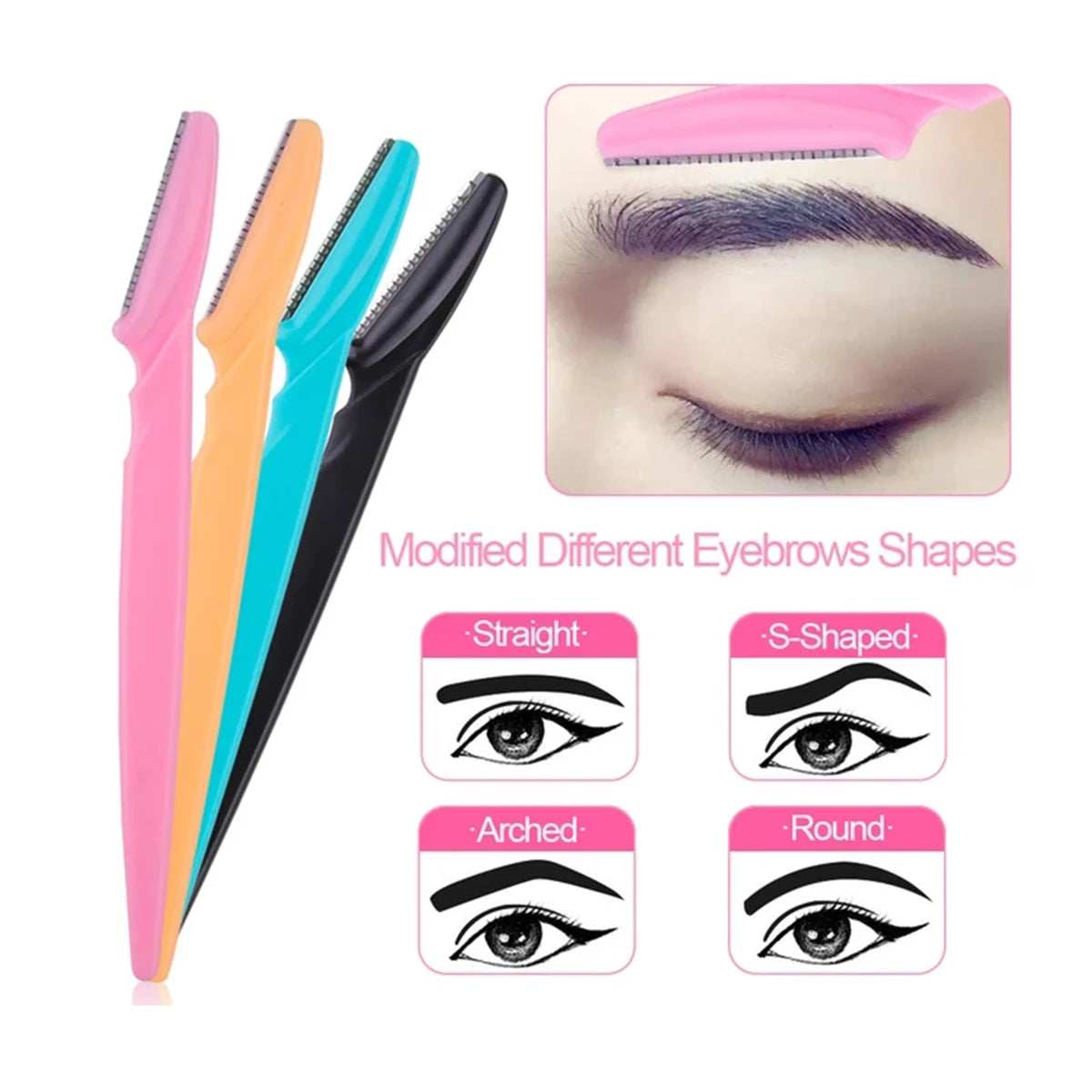 Mix Eyebrow Razor Women Face Body Safe Trimmer Hair Shaver Eye Brow Qme