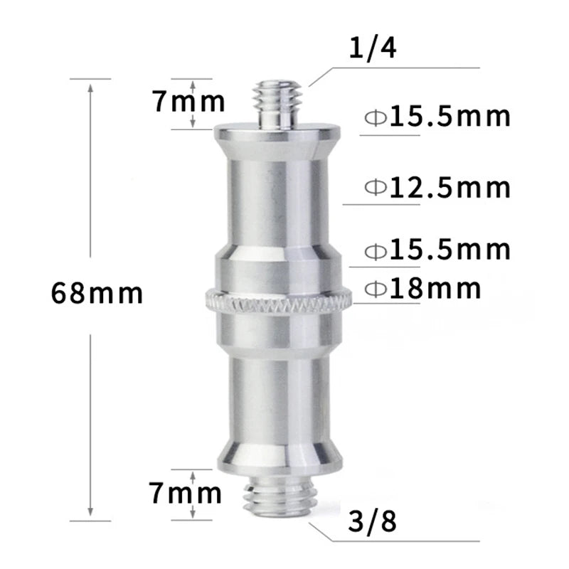 Standard Conversion Screw 3 8 1 4 Male Thread Convert Adapter Camera Qme