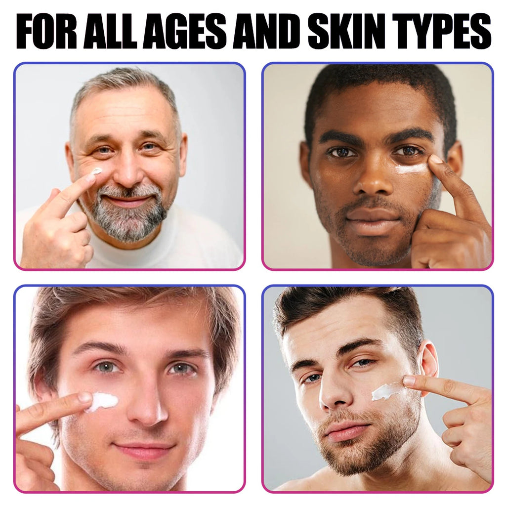 Anti-Wrinkle Cream for Men Mild Moisturizing Removing Wrinkles Firming Lifting Neck Fade Fine Lines Anti-Aging Facial Treatment Qme