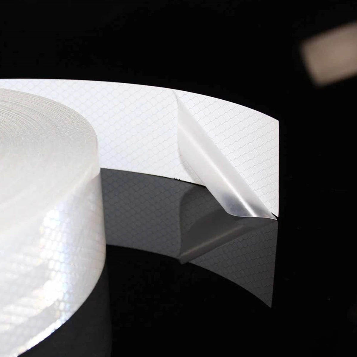 High Intensity Reflective Adhesive Tape Conspicuity Warning Car Stickers Reflectors Strip For Truck Trailer Safety Acce Qme