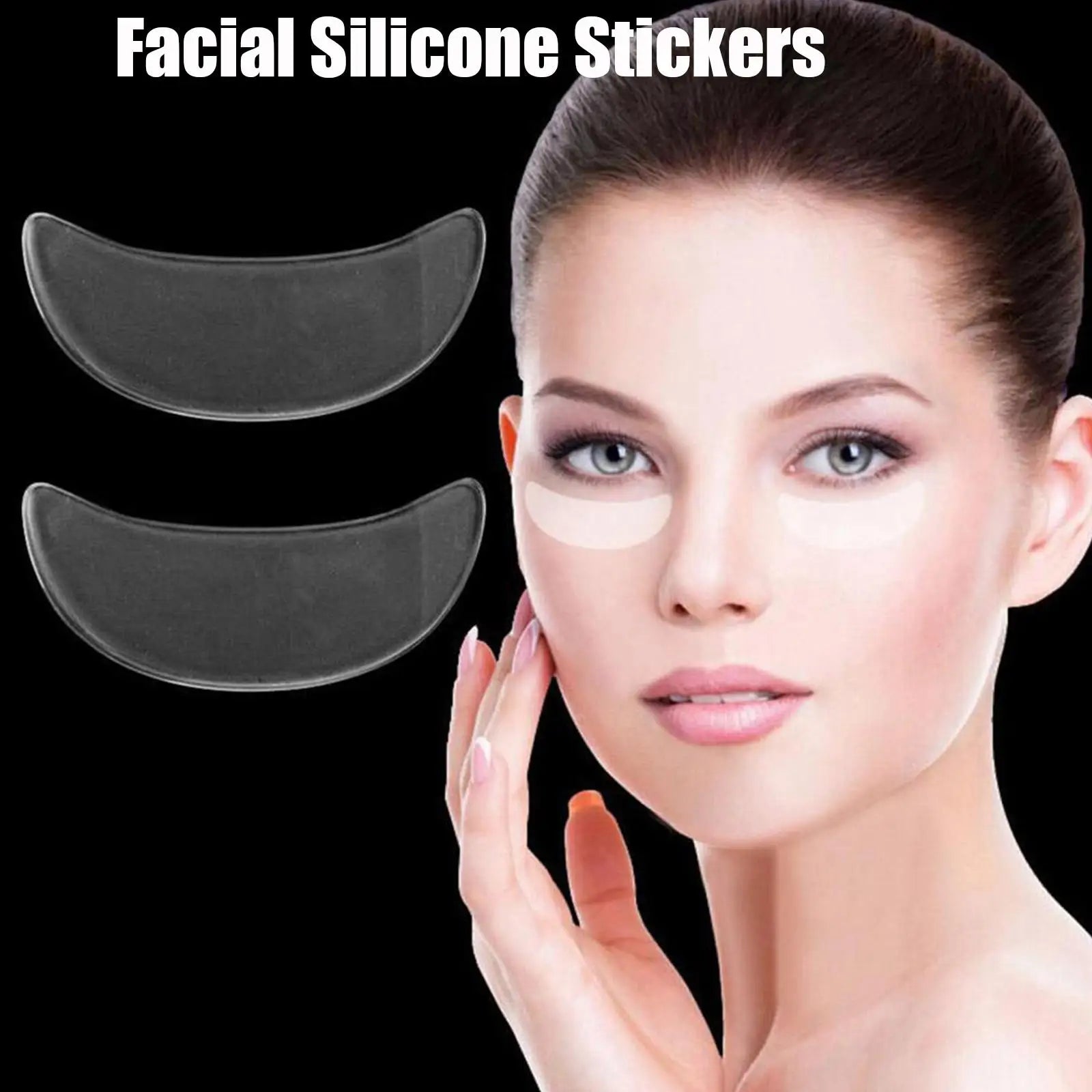 Reusable Anti Wrinkle Forehead Patch Silicone Silicone Patch Soft Comfortable Easy To Carry Facial Care Eye Mask Skin Care Tools Qme