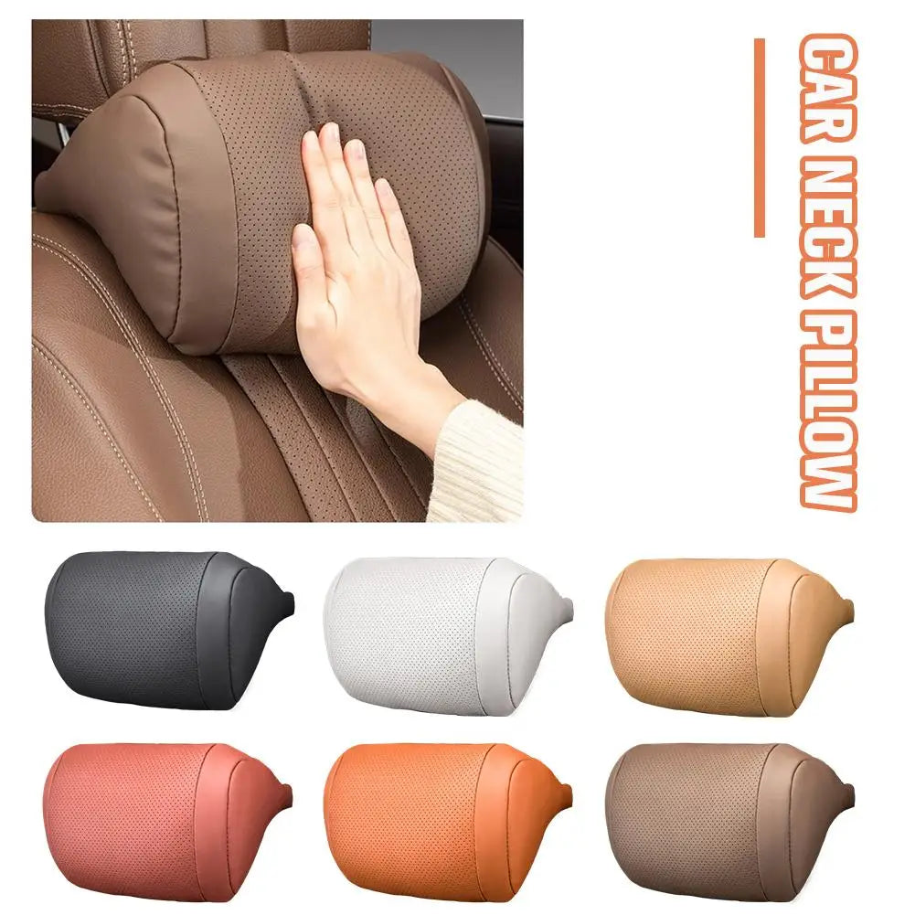 Car Seat Headrest Universal Travel Rest 3D Neck Pillow Protect Neck Soft Fluffy Comfortable Neck Rest Car Accessories Qme