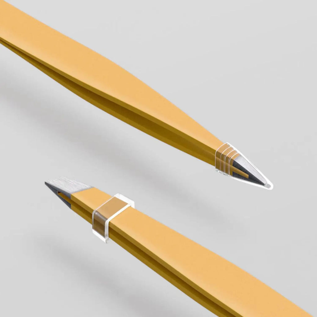 Private Label Eyebrow Tweezers Rose Gold Pincet Clips Stainless Steel Qme