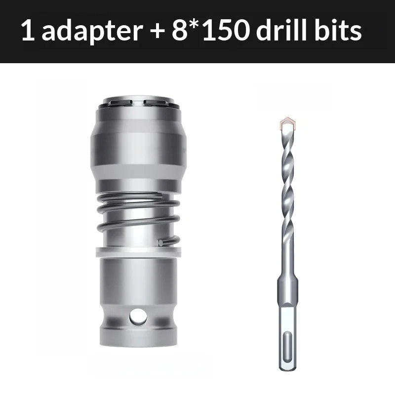 1/2Pcs Small Square Interface Converter High Power Electric Hammer Conversion Adapter DIY Accessories Qme A4
