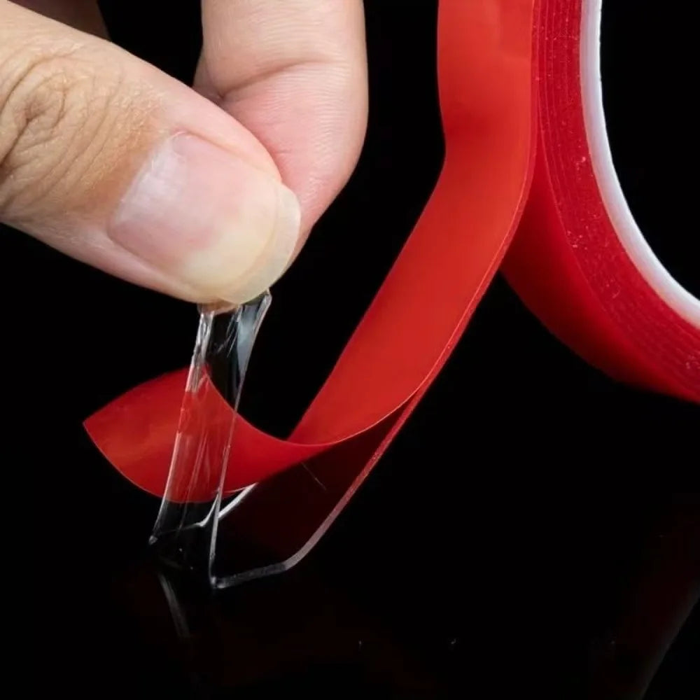 9.84FT Transparent Acrylic Double Sided Tape 6-30mm Width Ultra-strong Self-adhesive Heavy Duty Tape for Home Decoration Qme