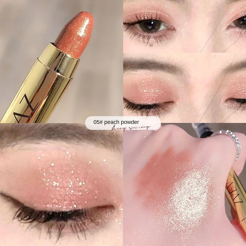 Long-lasting Waterproof Double-headed Shimmer Eyeshadow Stick Qme d2-900-5