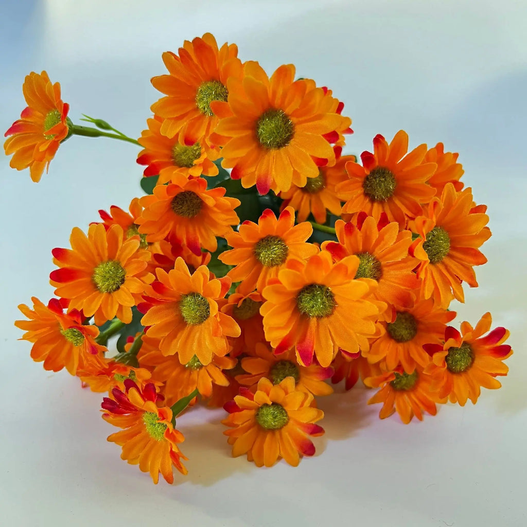 21 Heads Of Sunflowers Small Daisies Bouquets Of Chamomile Wedding Decoration Materials Home Decoration DIY Artificial Flowers Qme