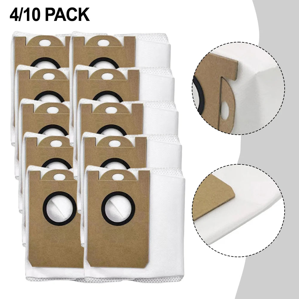 4/10pcs 3L Large Capacity Dust Bags For Teendow D10S D10S MAX Vacuum Parts Dust Bags Replacement Accessories Qme
