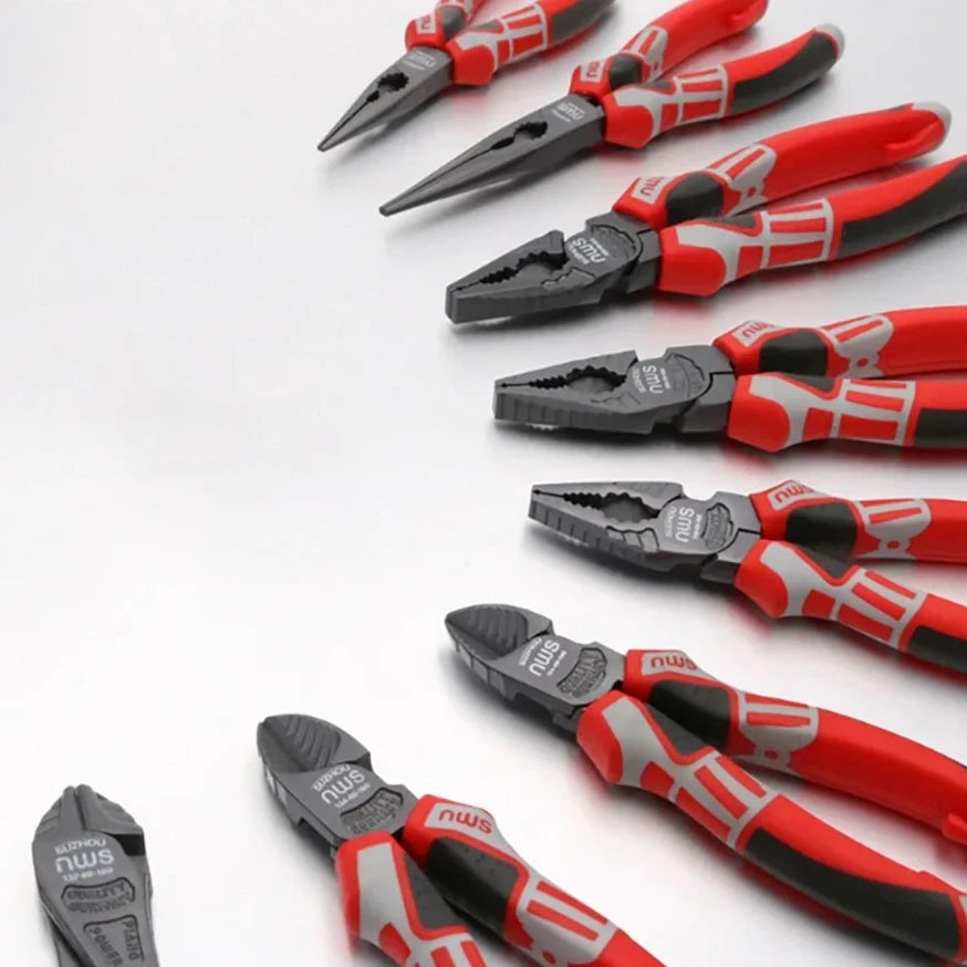 Universal Wire Cutter Needle Nose Crimping Plier Electrician Working Hardware Diagonal Pliers Qme