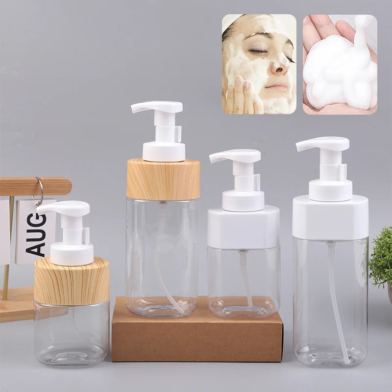 300 Transparent Foaming Soap Dispenser Refillable Portable Hand Qme