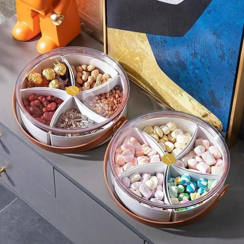 Portable Transparent Dried Fruit Box Lid Household Light Luxury Qme
