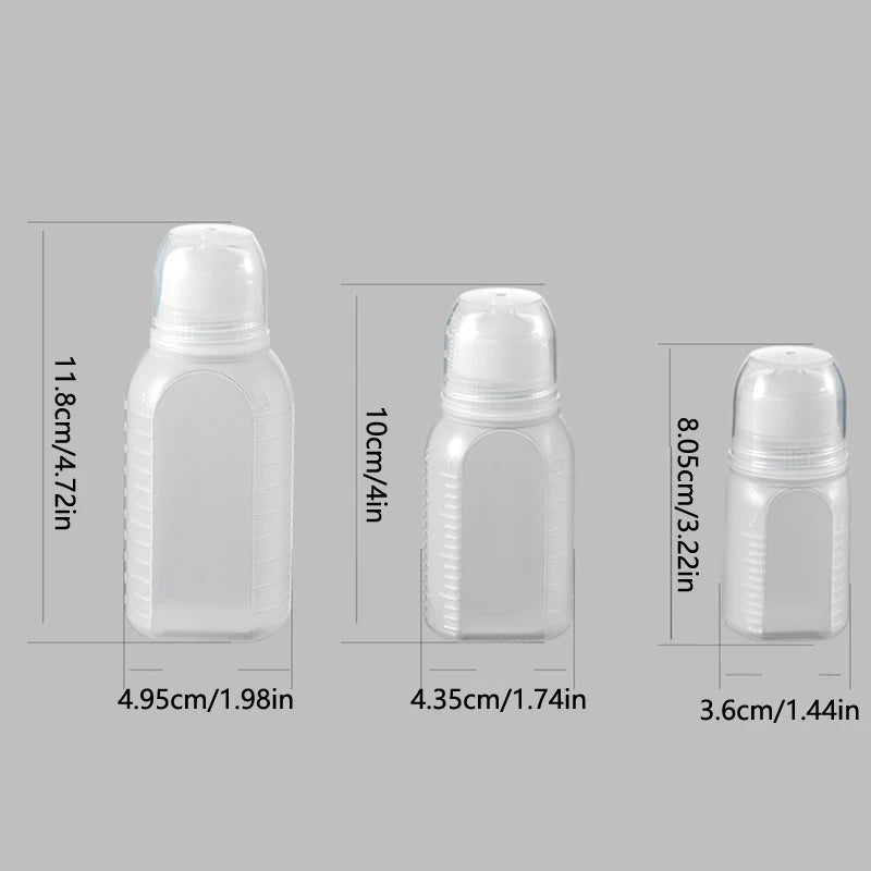 30 60 Mini Squeeze Bottles Ketchup Condiment Sauce Bottle Honey Qme