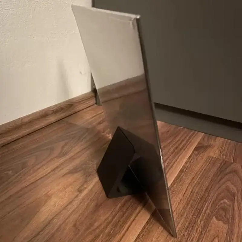 1Pc Desktop Vinyl Record Stand Record Player Holder Minimalist Display Rack Ideal For Office And Home Living Room Display. Qme