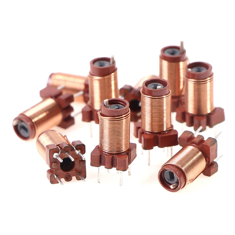 10pcs 26T 2.1uh-6.3uH Adjustable High-Frequency Ferrite Core Inductor Qme