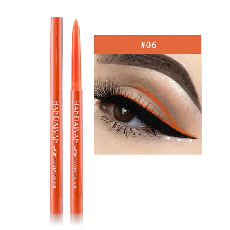 20 Colors Waterproof Matte Eyeliner Gel Long Lasting Professional