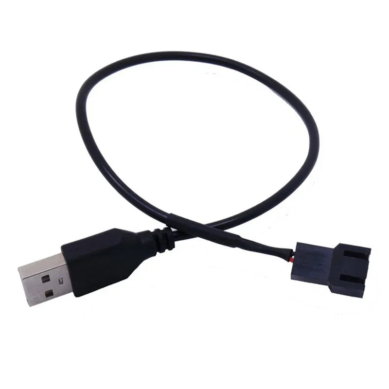 10pcsUSB to 4pin fan adapter cable CPU chassis fan USB adapter cable 12V fan to 5V adapter cable Qme