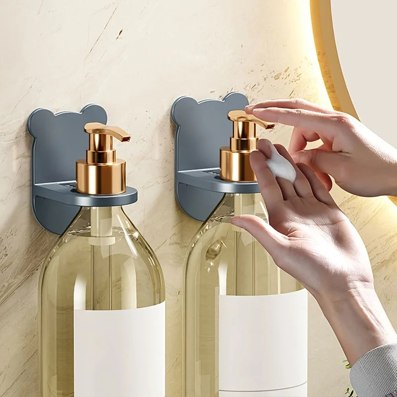 1 shower gel storage rack, no need to drill holes, detergent hanging rack, bathroom shampoo and hand sanitizer hanging cabinet, Qme