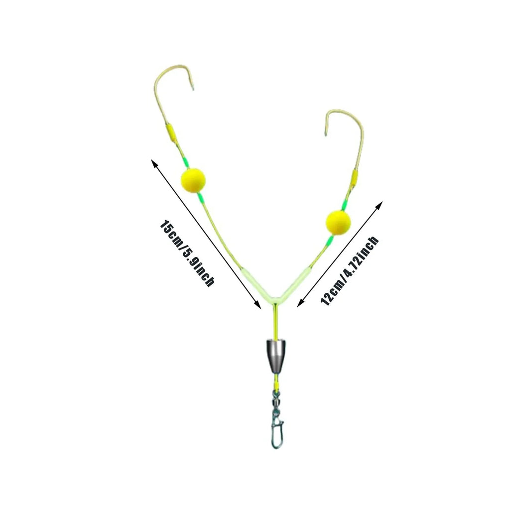 Flip The Fishing Hook Reverse Bottom Line Automatic Flip SHarp Barbed Fishhook for Carp Fishing Accessories Qme