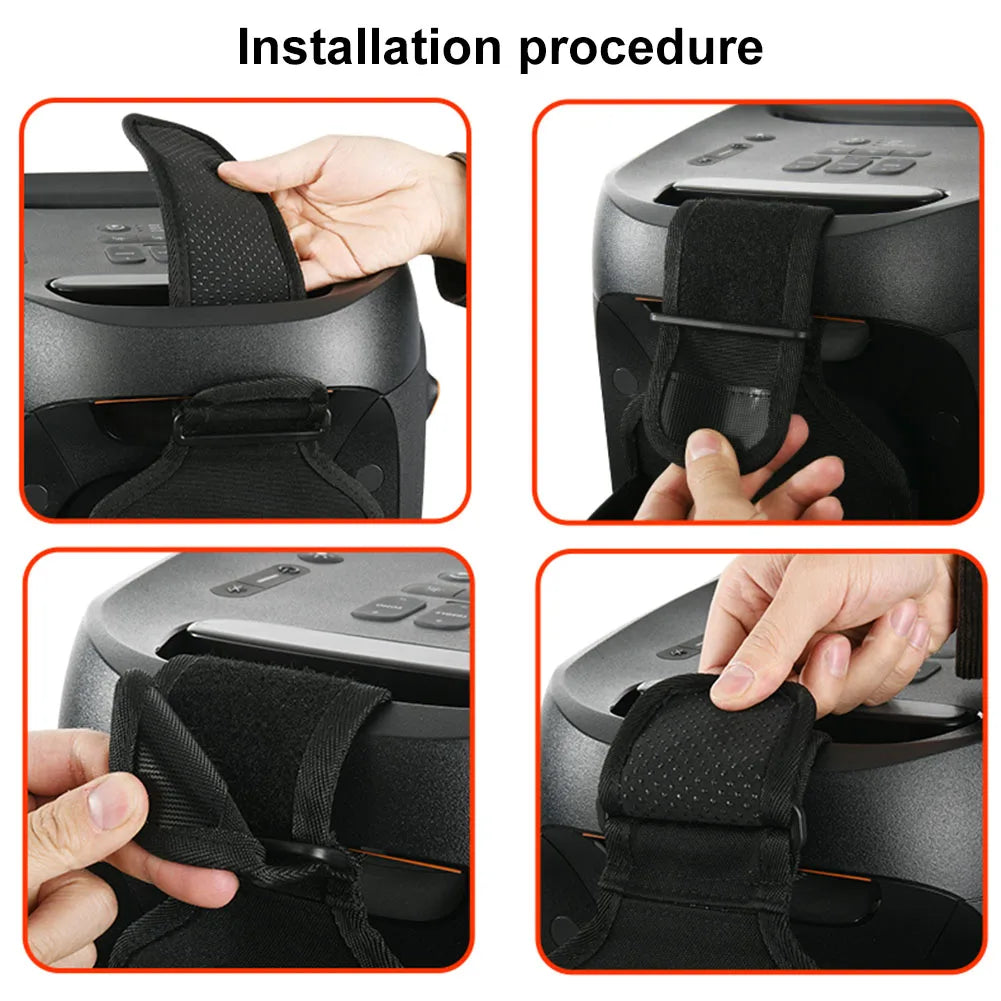 Mic Hanger Storage Holder Mic Organizer Bag Microphone Organizer for JBL PartyBox Wireless Microphone Accessories Qme