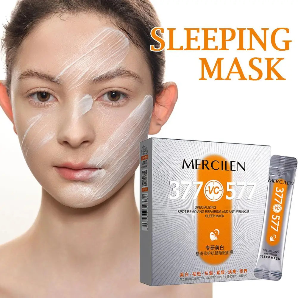 Hydrating Sleeping Face Sheet Masks Moisturizing Facial Mask Qme