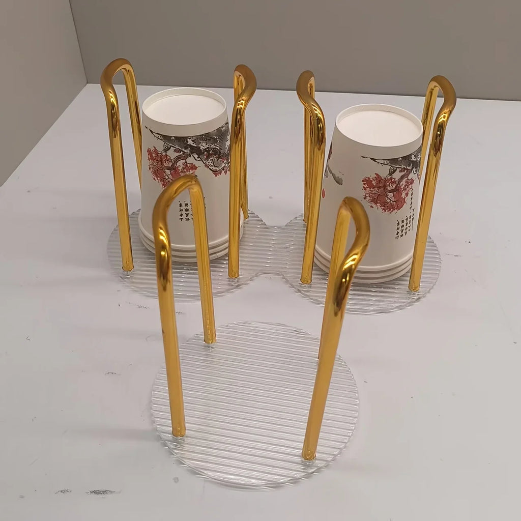 1pc Disposable Cup Storage for Desktop, Suitable for Restaurants, Homes, Hotels, and More. Qme