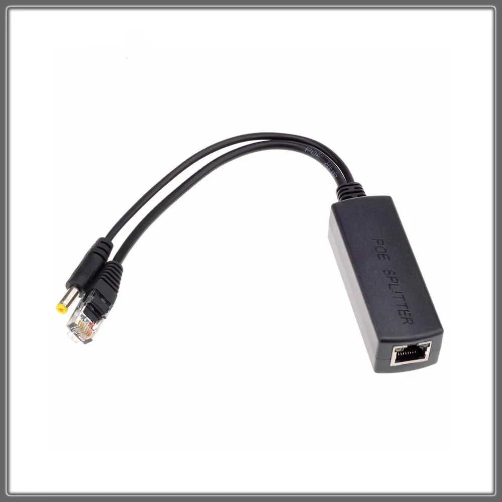 POE Switch IEEE802.3af 48V input 12V output 15.4W POE Splitter 100meters POE camera nvr without power adaper Qme Default Title