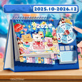2026 Desk Calendar Multifunctional 3D Rotating Desktop Cartoon Horse Qme A8