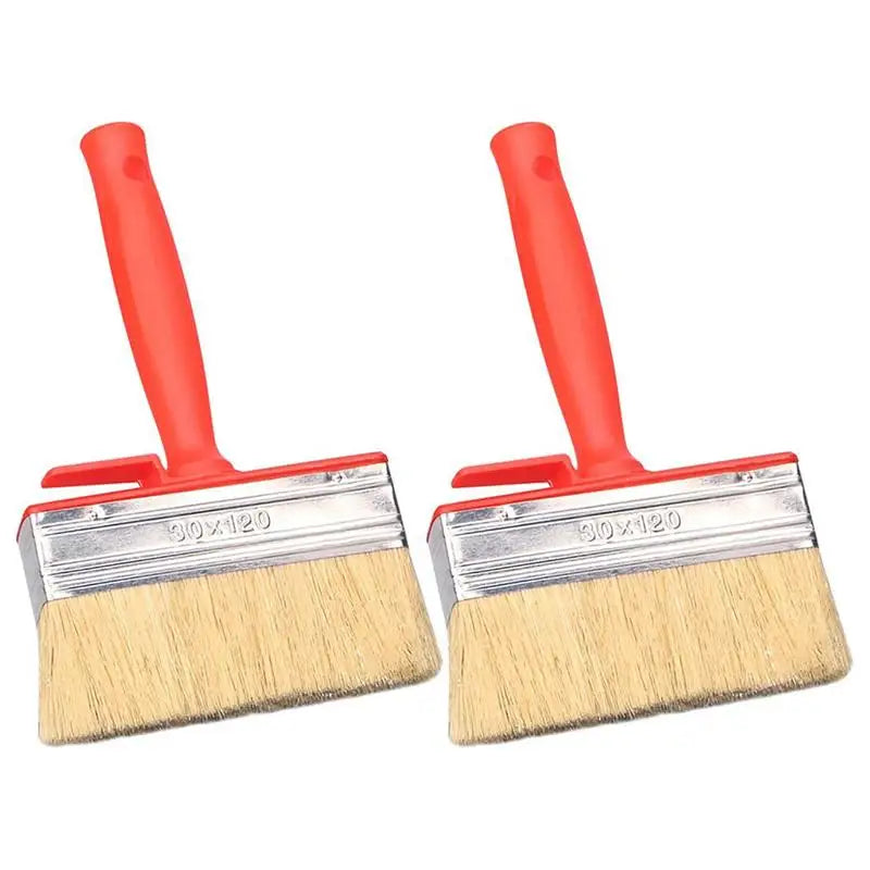 Smooth Flat Head Paint Brush Painting Walls Labor Saving Hand Tools Qme