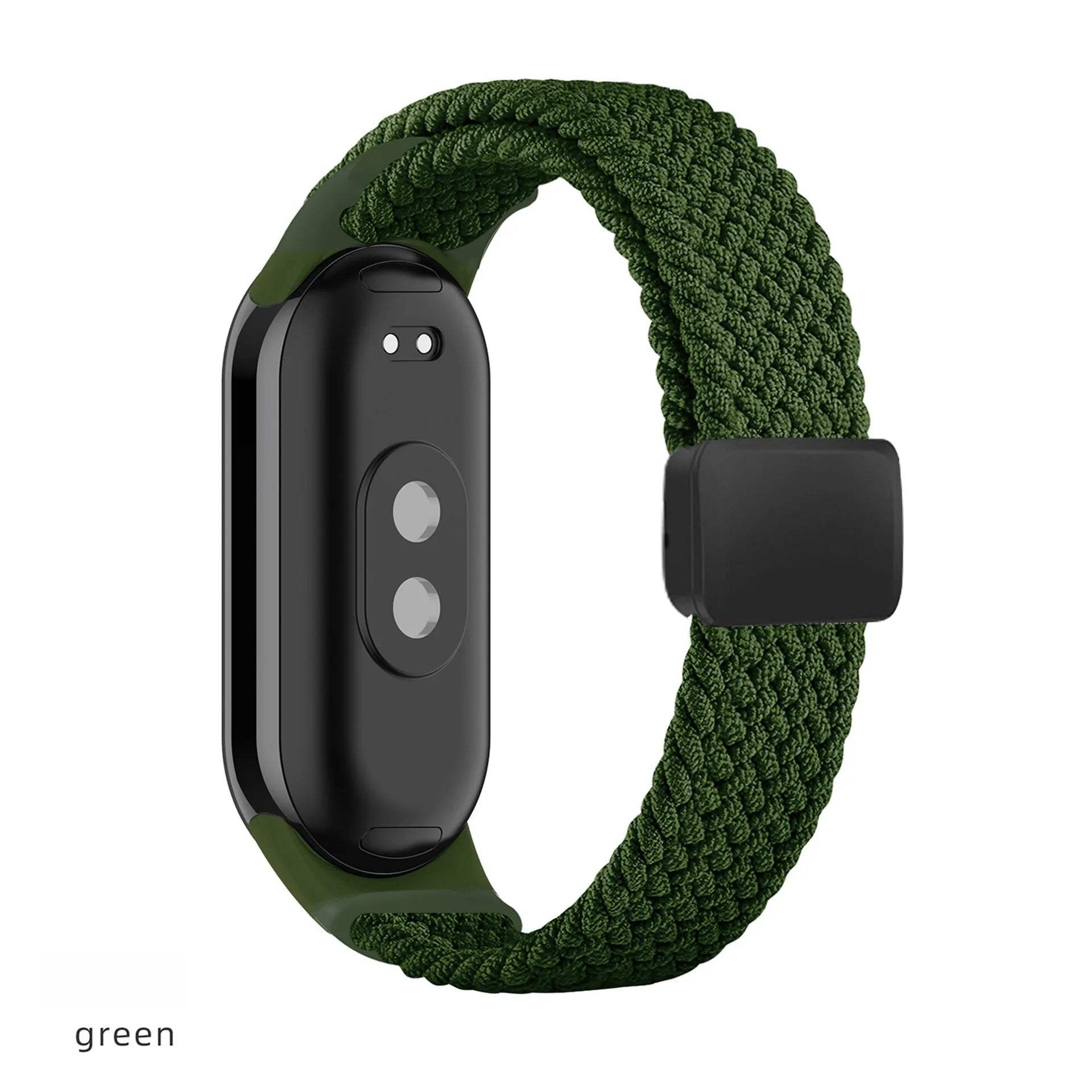 Breathable Elastic Nylon Braided Magnetic Watch Strap Adjustable