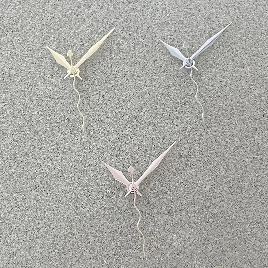 NH35 Hands Curly Ripple Hands Gold Rose Silver No Luminous Watch Needle Suitable For NH35 NH36 4R 7S Movement Qme