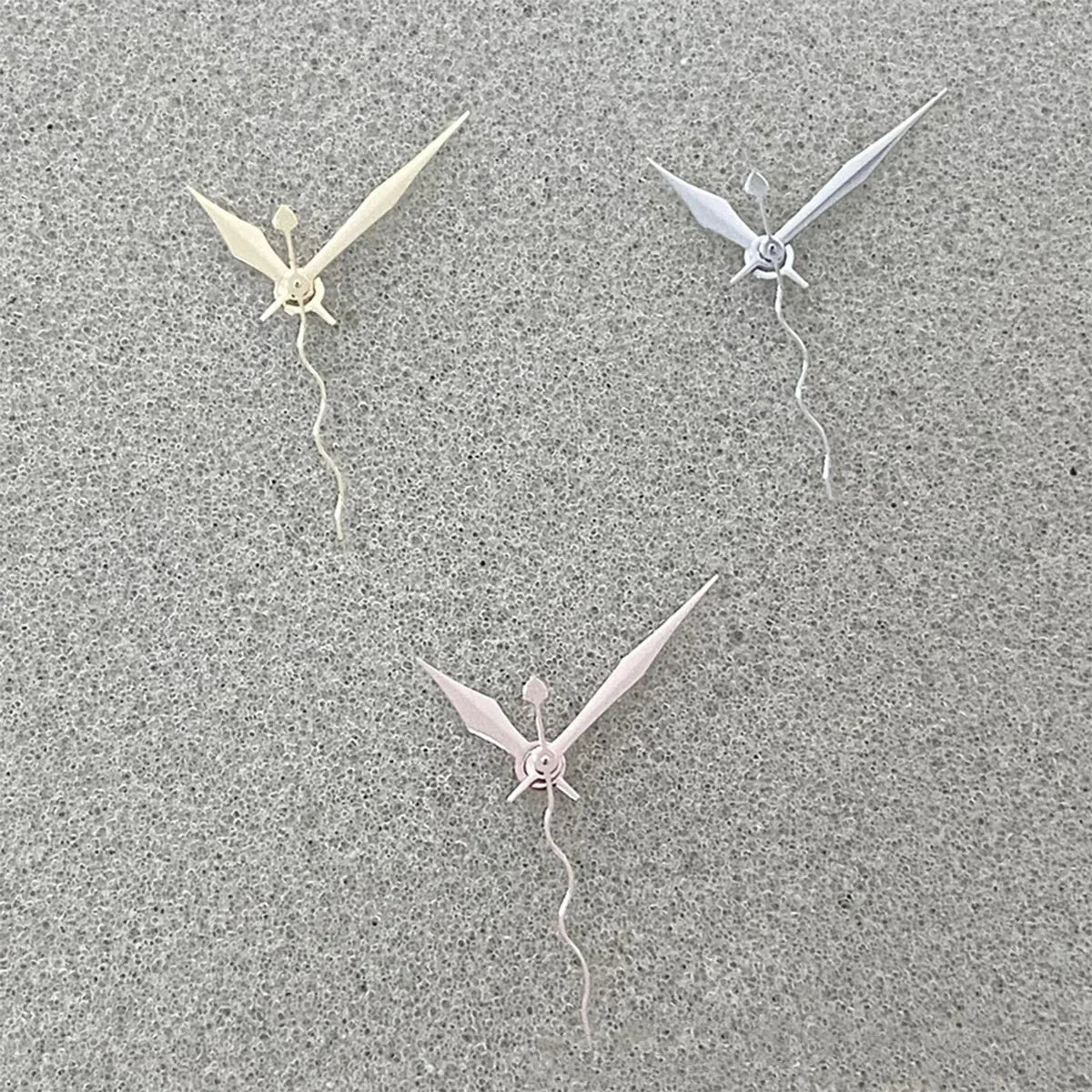 NH35 Hands Curly Ripple Hands Gold Rose Silver No Luminous Watch Needle Suitable For NH35 NH36 4R 7S Movement Qme