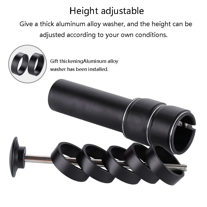 Bike Stem Fork Bicycle Handlebar Extension Riser Rise Up Adapter Qme