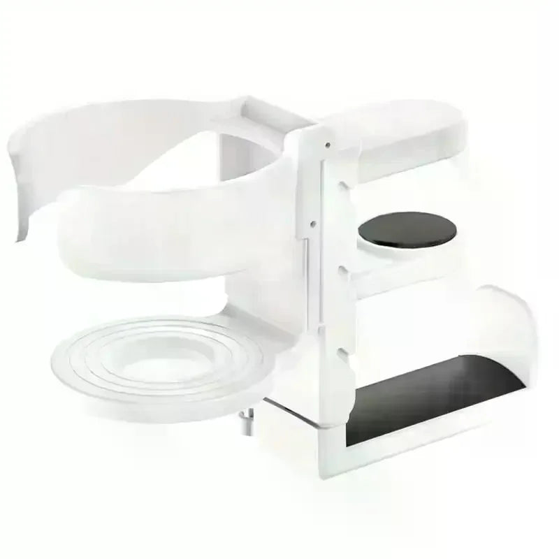 2-in-1 Desktop Cup Holder Headphone Stand Made Sturdy ABS Material Qme