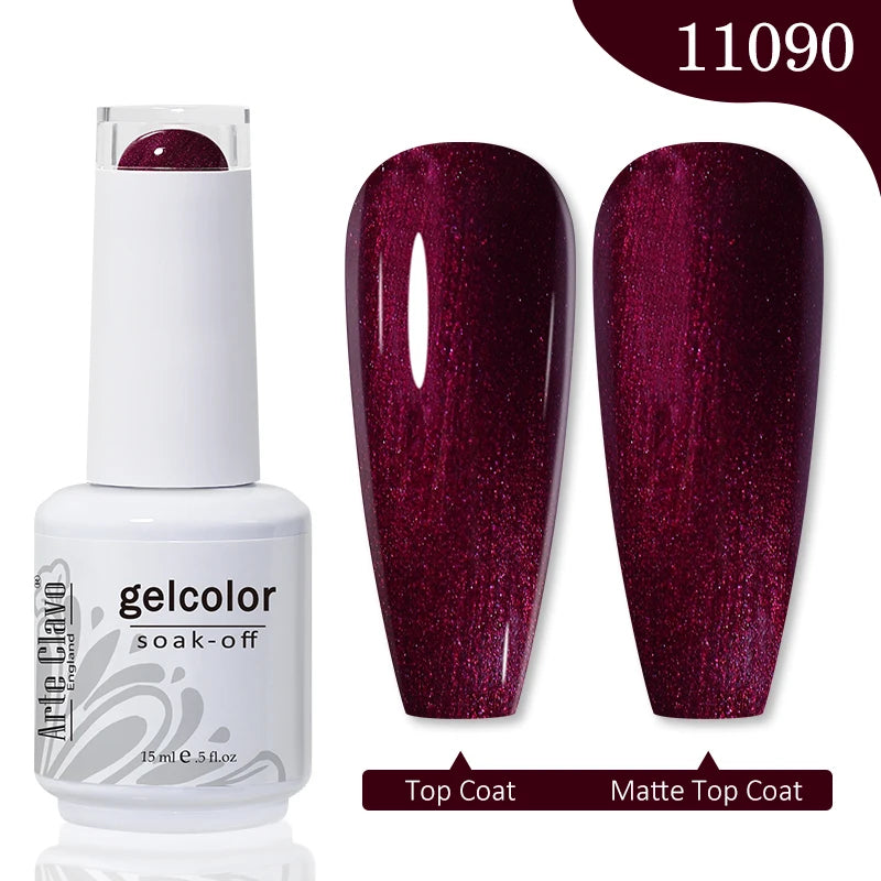 Arte Clavo Gel Nail Polishes Pink Nude Hybrid Lak Manicure
