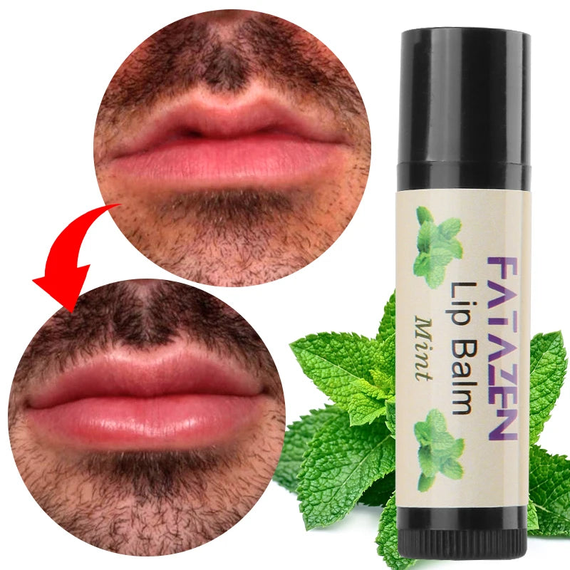Organic Honey Lip Balm Mint Flavor Eco Friendly Chapstick Shea Butter Lip Balm For Men Qme