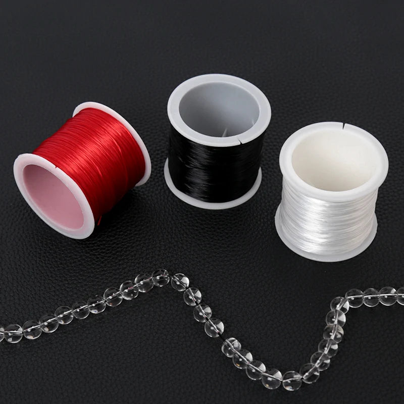 35M Jewelry Thread Spandex Strong Stretch Elastic Beads Cord Crystal Qme