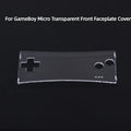 Gameboy Micro Transparent Clear Front Faceplate Cover GBM System Qme Default Title