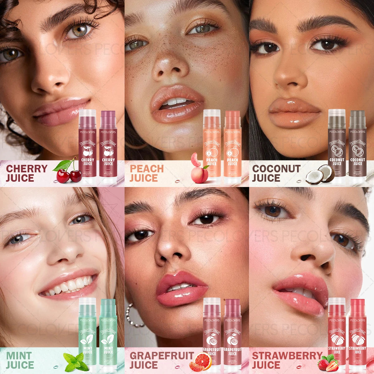 Non-sticky Lip Blam Oil Hydrating Glossy Moisturizing Care Qme