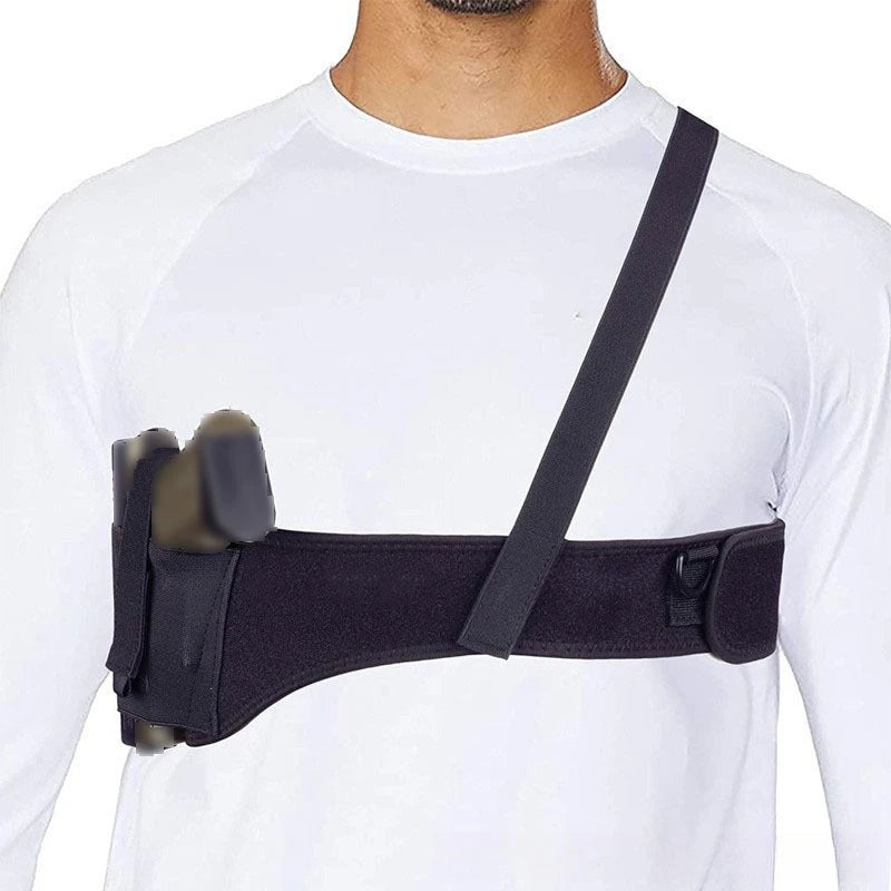 Neoprene Quick Dial Concealed Shoulder Holster Tactical Portable Gun Qme